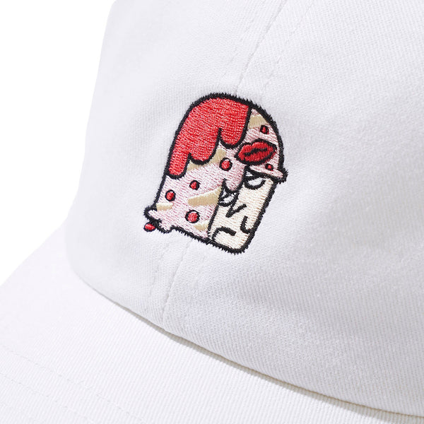 [MADE-TO-ORDER]  CHIAKISS x Bukubu Okawa ICE CREAM CAP【WHITE】