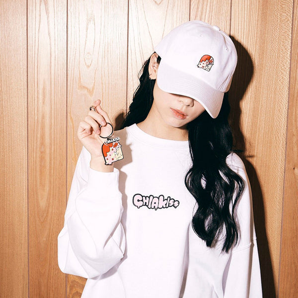 [MADE-TO-ORDER]  CHIAKISS x Bukubu Okawa ICE CREAM CAP【WHITE】