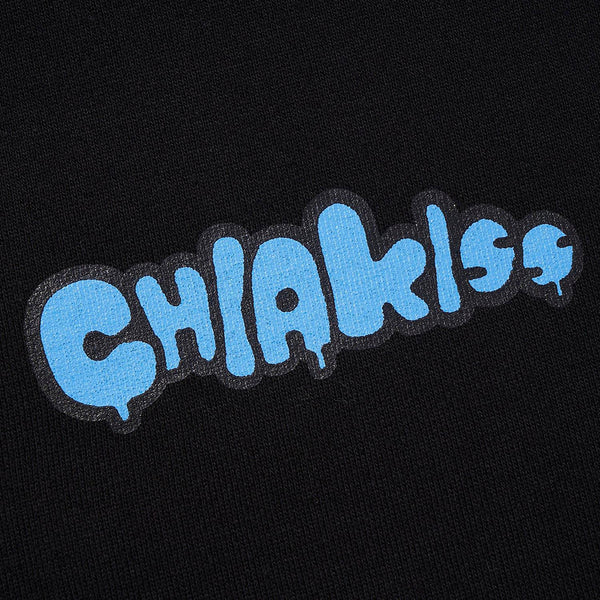 [MADE-TO-ORDER]  CHIAKISS x Bukubu Okawa ICE CREAM BIG SWEAT SHIRTS【BLACK】