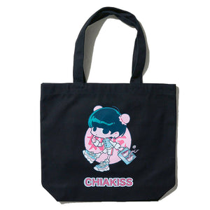 [MADE-TO-ORDER]  CHIAKISS x OYO 好吃 TOTE BAG【BLACK】