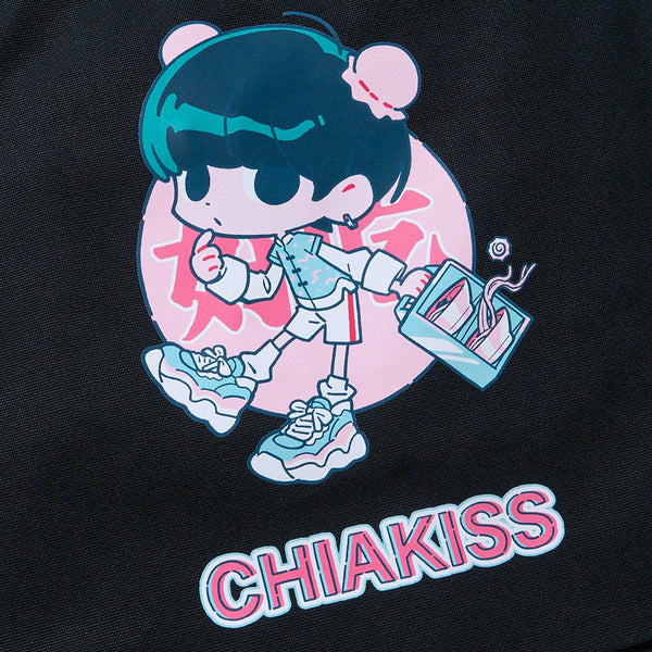 [MADE-TO-ORDER]  CHIAKISS x OYO 好吃 TOTE BAG【BLACK】