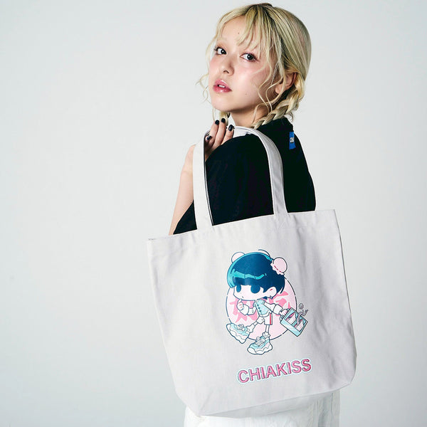 [MADE-TO-ORDER]  CHIAKISS x OYO 好吃 TOTE BAG【GRAY】
