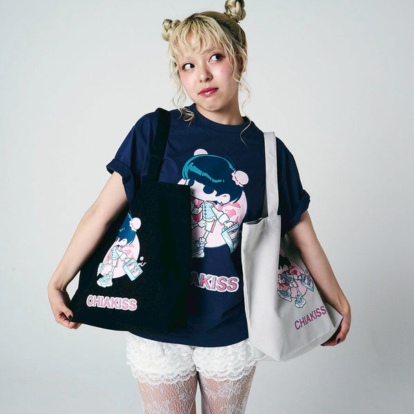 [MADE-TO-ORDER]  CHIAKISS x OYO 好吃 TOTE BAG【GRAY】