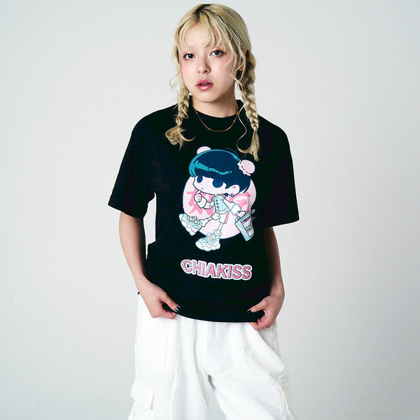 [MADE-TO-ORDER]  CHIAKISS x OYO 好吃 TEE【BLACK】