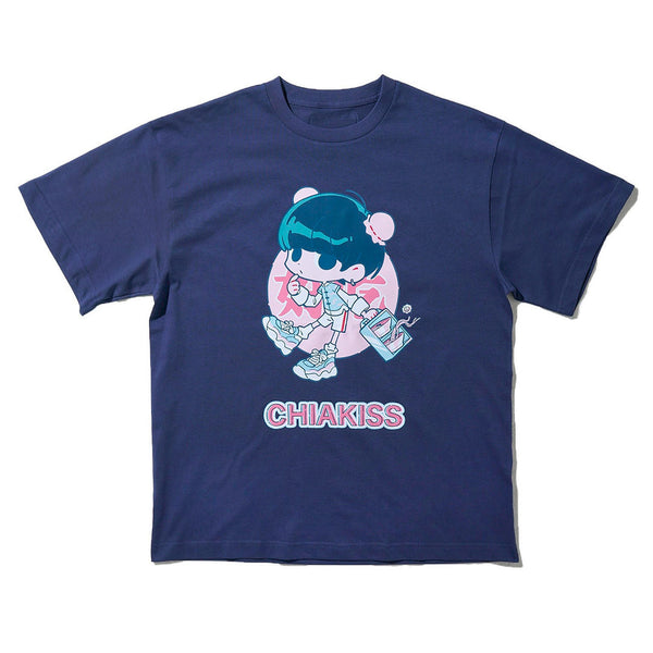 [MADE-TO-ORDER]  CHIAKISS x OYO 好吃 TEE【NAVY】