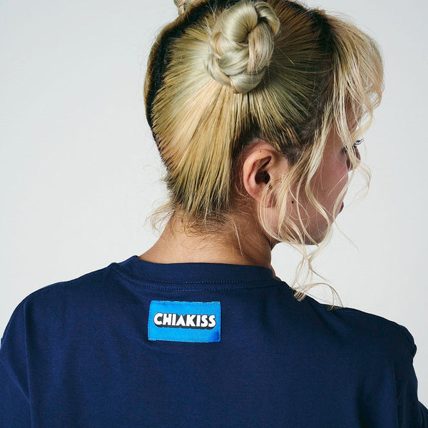 [MADE-TO-ORDER]  CHIAKISS x OYO 好吃 TEE【NAVY】