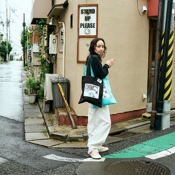 [MADE-TO-ORDER]  CHIAKISS x MOKUMOKUREN TOTE BAG【BLACK】