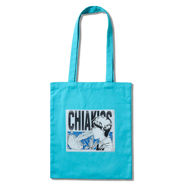 [MADE-TO-ORDER]  CHIAKISS x MOKUMOKUREN TOTE BAG【TURQUOISE】