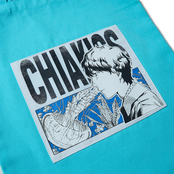 [MADE-TO-ORDER]  CHIAKISS x MOKUMOKUREN TOTE BAG【TURQUOISE】