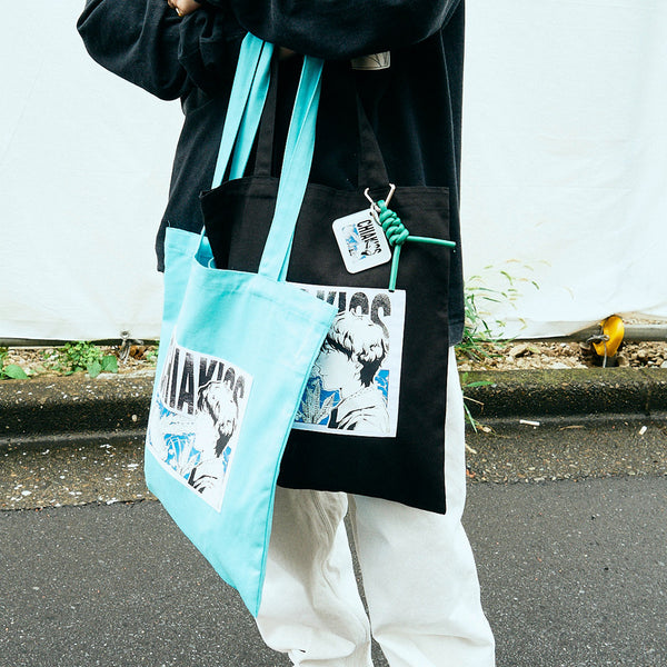[MADE-TO-ORDER]  CHIAKISS x MOKUMOKUREN TOTE BAG【TURQUOISE】