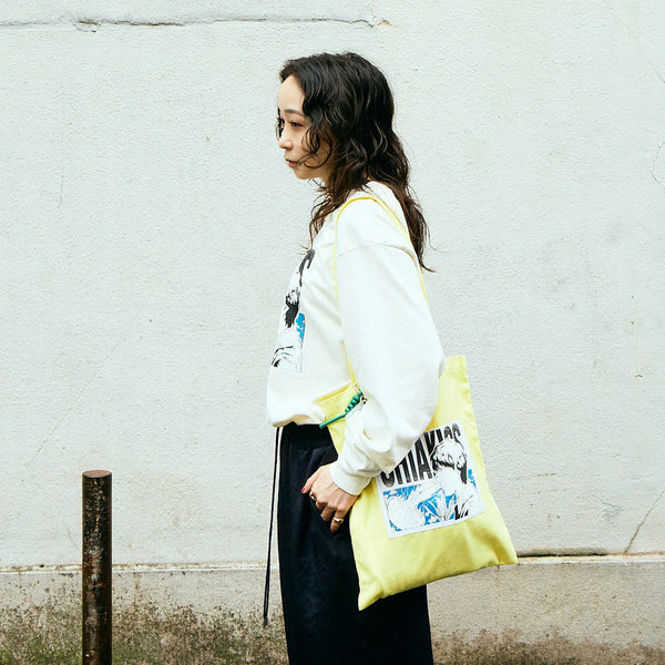 [MADE-TO-ORDER]  CHIAKISS x MOKUMOKUREN TOTE BAG【YELLOW】