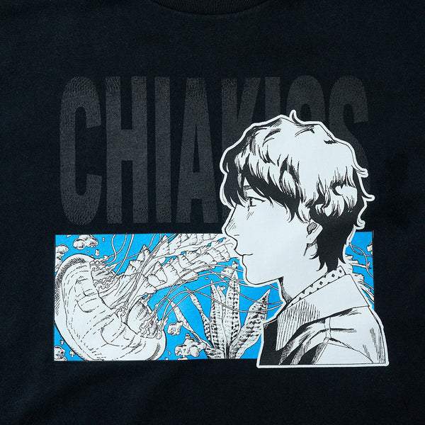 [MADE-TO-ORDER]  CHIAKISS x MOKUMOKUREN LONG SLEEVE TEE【FADED BLACK】