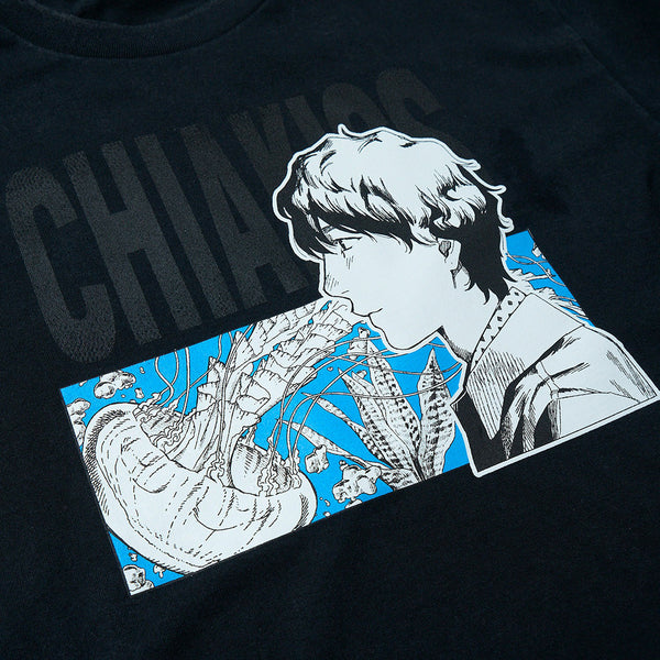 [MADE-TO-ORDER]  CHIAKISS x MOKUMOKUREN LONG SLEEVE TEE【FADED BLACK】
