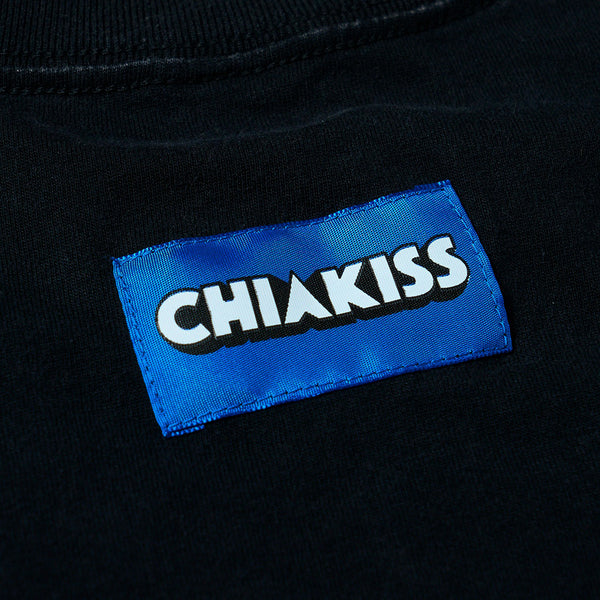 [MADE-TO-ORDER]  CHIAKISS x MOKUMOKUREN LONG SLEEVE TEE【FADED BLACK】