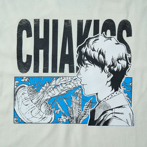 [MADE-TO-ORDER]  CHIAKISS x MOKUMOKUREN LONG SLEEVE TEE【FADED WHITE】
