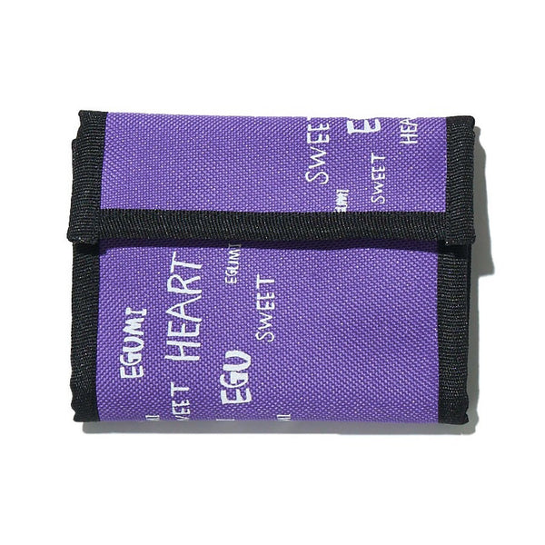 [MADE-TO-ORDER] EGUMI MULTI LOGO WALLET【PURPLE】