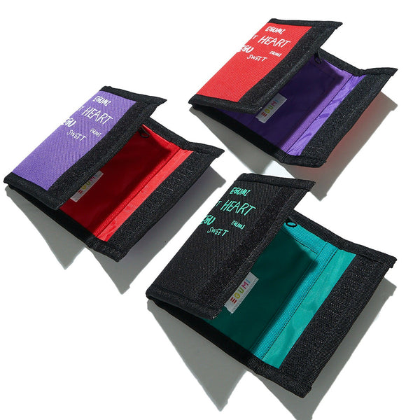 [MADE-TO-ORDER] EGUMI MULTI LOGO WALLET【PURPLE】