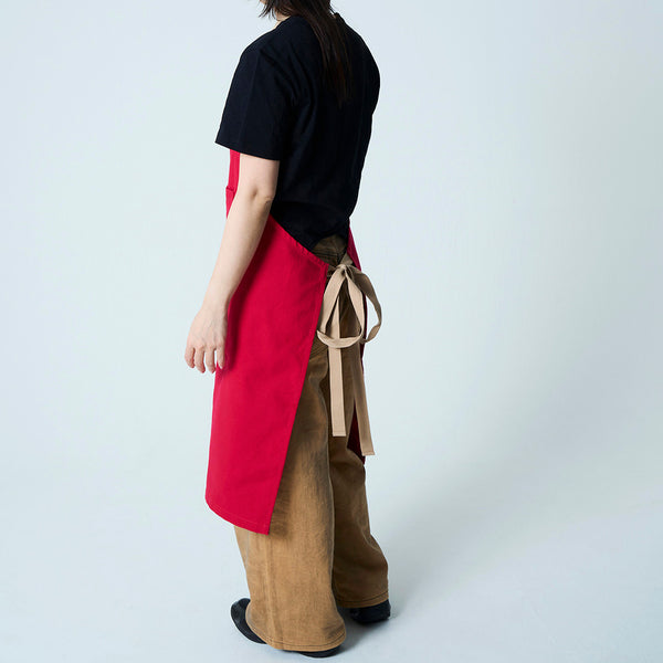 [MADE-TO-ORDER] EGUMI FRUIT PRINT APRON【RED】