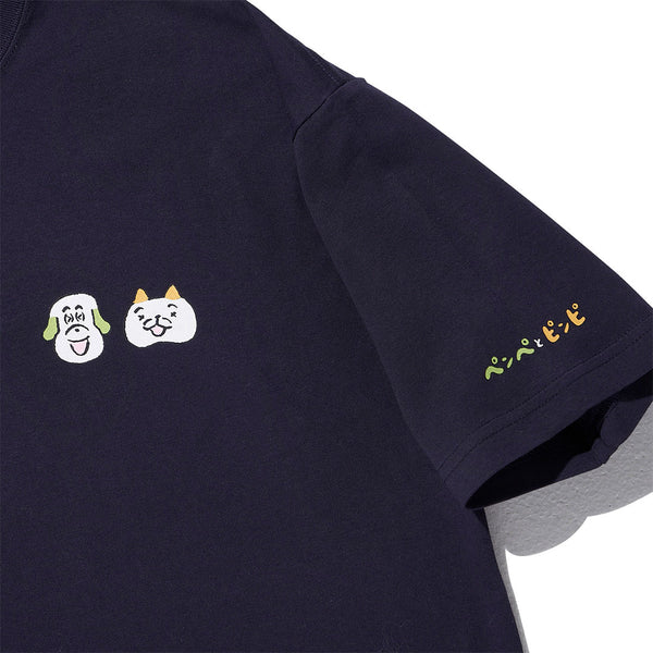 [MADE-TO-ORDER] TWINKLE DOG LAND x makomo "Pempe and Pimpi" BIG TEE【NAVY】