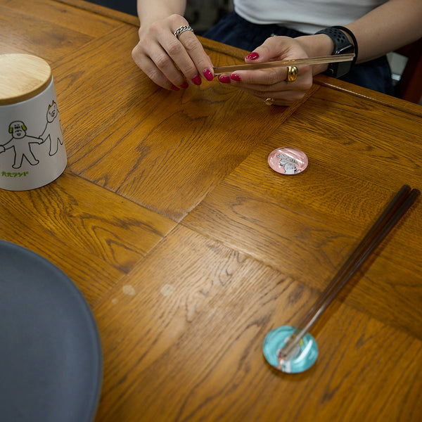 [MADE-TO-ORDER]  TWINKLE DOG LAND "Pempe and Pimpi, Squad!" CHOPSTICK REST SET