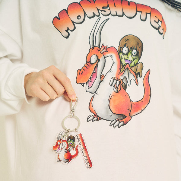 [MADE-TO-ORDER]  DRAGONZOMBIE KEYCHAIN
