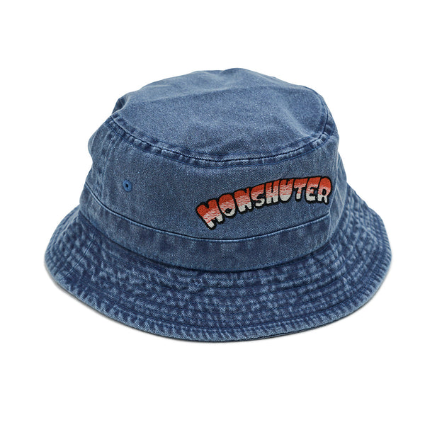 [MADE-TO-ORDER]  MONSHUTER LOGO BUCKET HAT【NAVY】