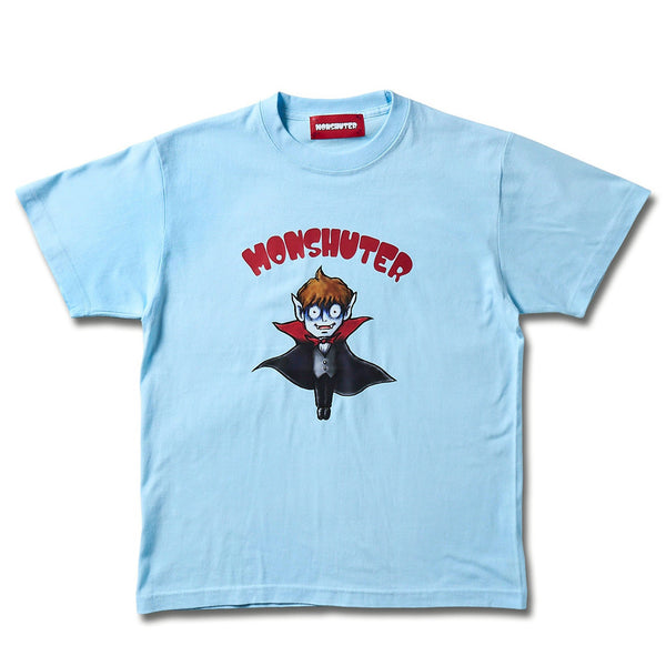 [MADE-TO-ORDER]  MONSHUTER DRACULA TEE【LIGHT BLUE】