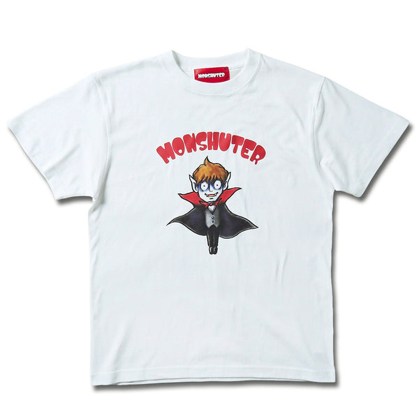[MADE-TO-ORDER]  MONSHUTER DRACULA TEE【WHITE】