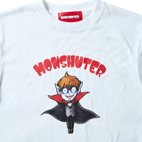[MADE-TO-ORDER]  MONSHUTER DRACULA TEE【WHITE】