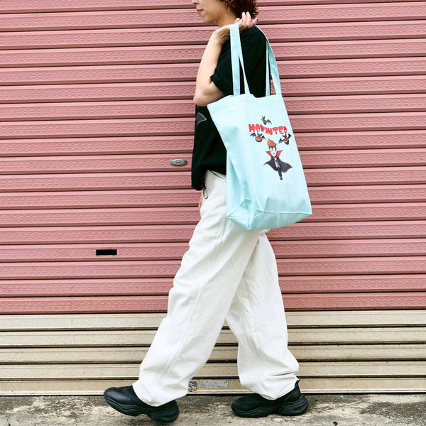 [MADE-TO-ORDER]  MONSHUTER DRACULA CANVAS TOTE BAG【LIGHT BLUE】