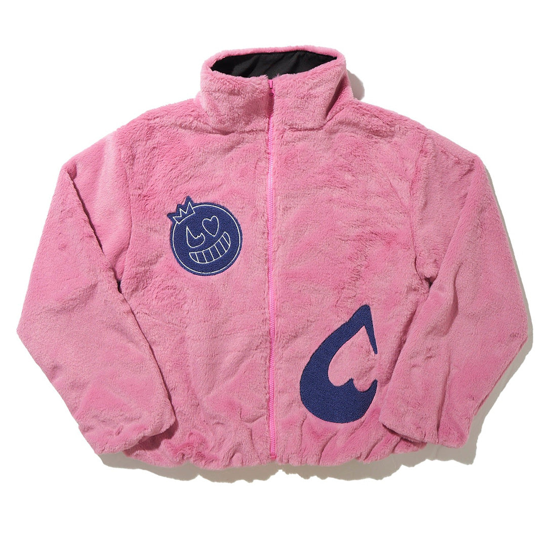 MADE-TO-ORDER] tear R drop FUR JACKET【PINK】 – TAKALAKA GLOBAL