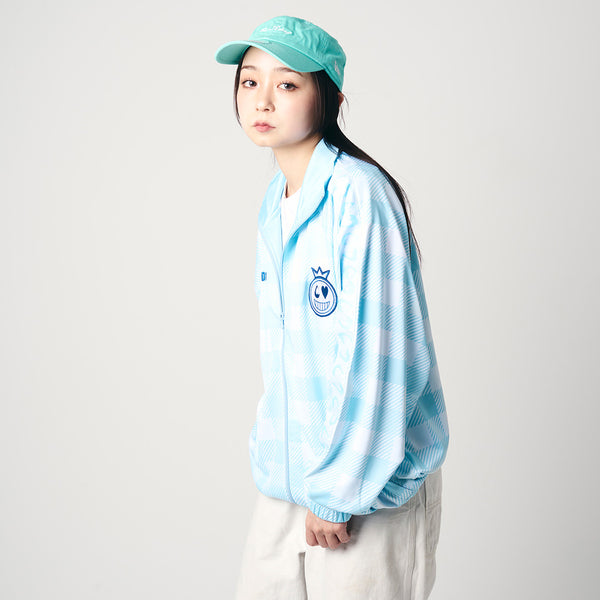 [MADE-TO-ORDER] tear R drop KING TRACK JACKET【LIGHT BLUE】
