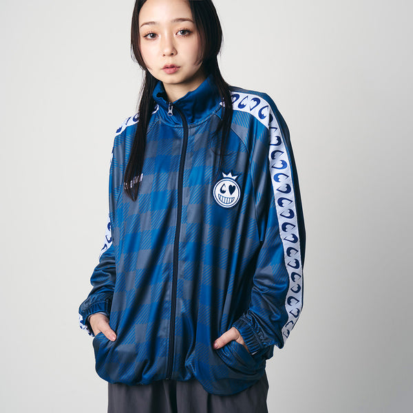 [MADE-TO-ORDER] tear R drop KING TRACK JACKET【NAVY】
