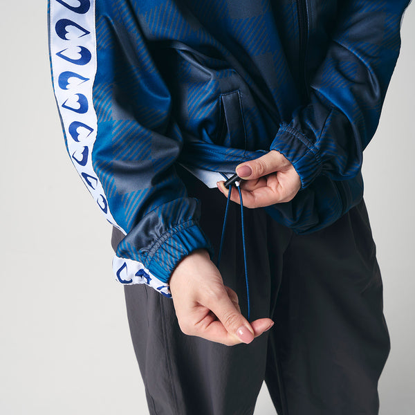 [MADE-TO-ORDER] tear R drop KING TRACK JACKET【NAVY】