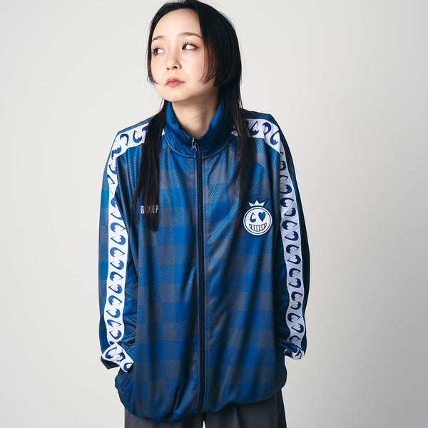 [MADE-TO-ORDER] tear R drop KING TRACK JACKET【NAVY】