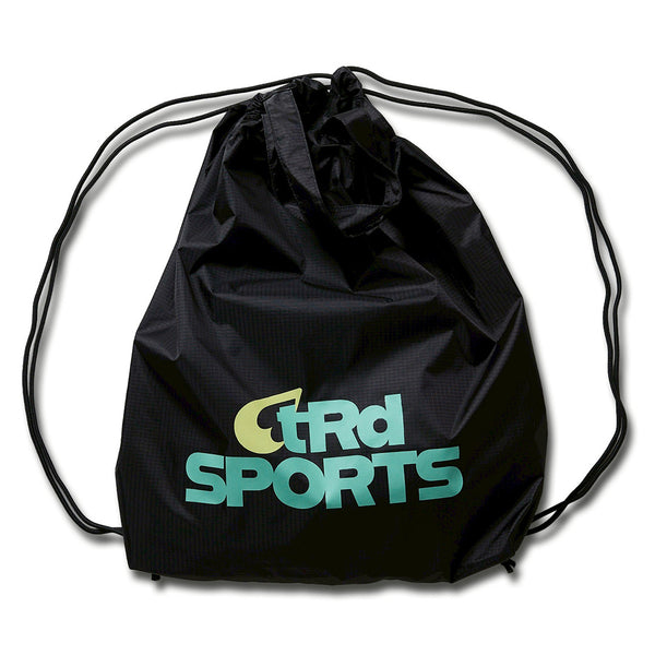 [MADE-TO-ORDER] tear R drop SPORTS RIPSTOP GYM SACK BAG【BLACK】
