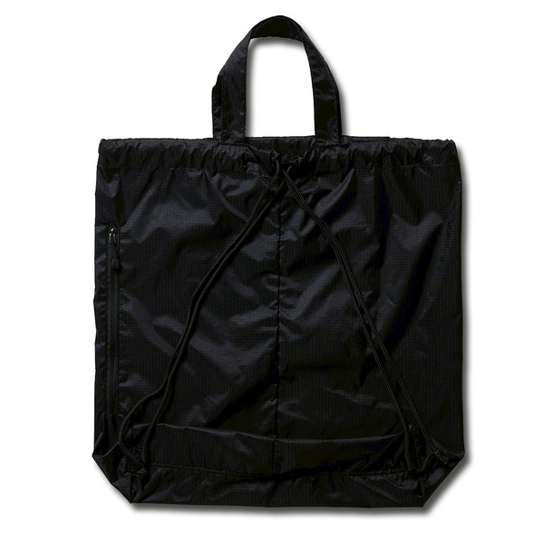 [MADE-TO-ORDER] tear R drop SPORTS RIPSTOP GYM SACK BAG【BLACK】