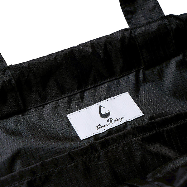 [MADE-TO-ORDER] tear R drop SPORTS RIPSTOP GYM SACK BAG【BLACK】
