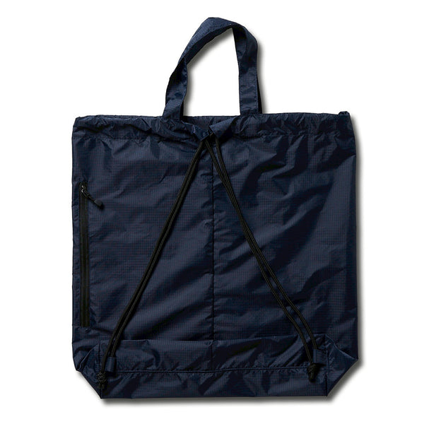 [MADE-TO-ORDER] tear R drop SPORTS RIPSTOP GYM SACK BAG【NAVY】