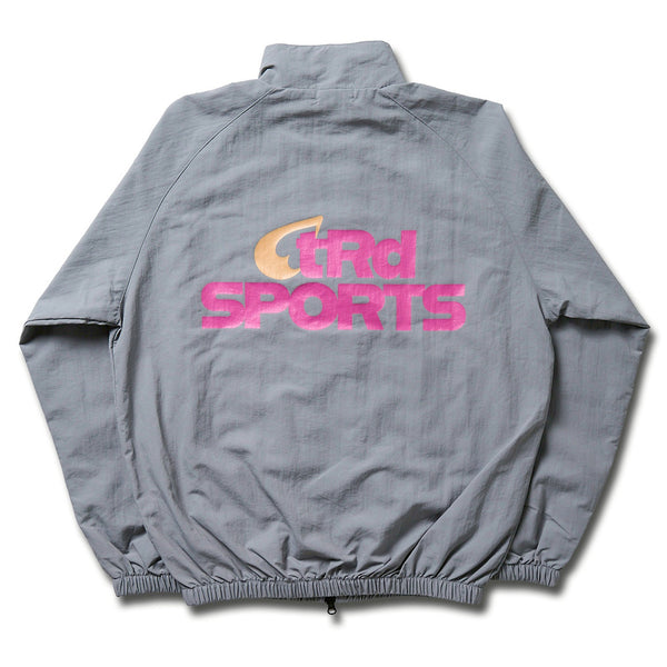 [MADE-TO-ORDER] tear R drop SPORTS NYLON TRAINING ZIP JACKET【DUSTY GRAY】