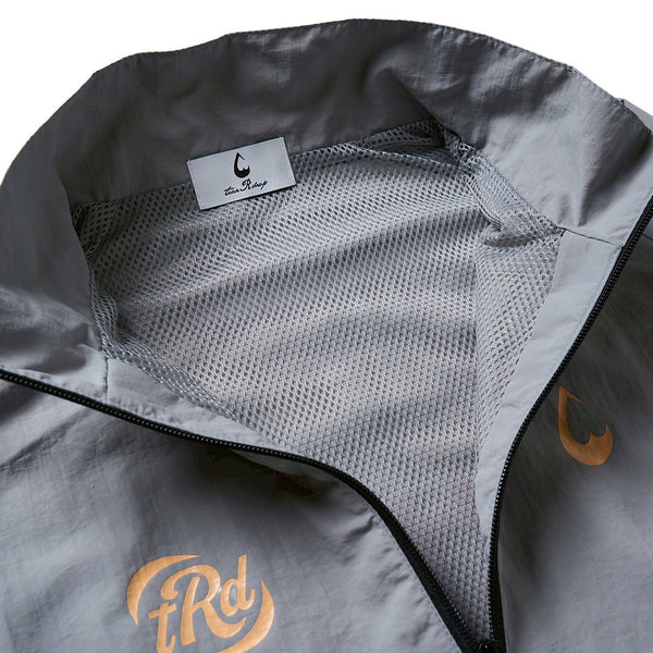 [MADE-TO-ORDER] tear R drop SPORTS NYLON TRAINING ZIP JACKET【DUSTY GRAY】
