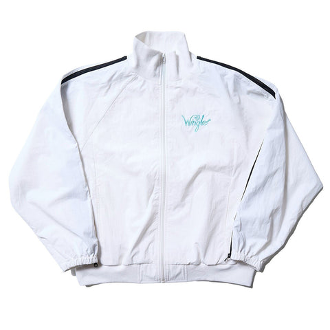 [MADE-TO-ORDER] WINGLE TWINKLE ILLUST NYLON ZIP-UP JACKET【WHITE】