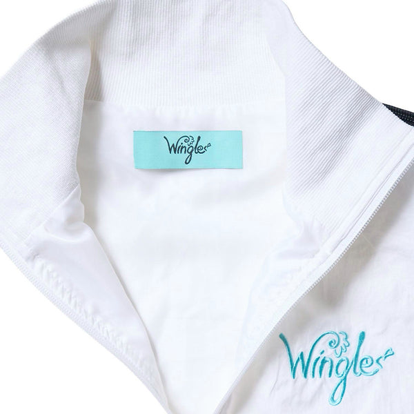 [MADE-TO-ORDER] WINGLE TWINKLE ILLUST NYLON ZIP-UP JACKET【WHITE】